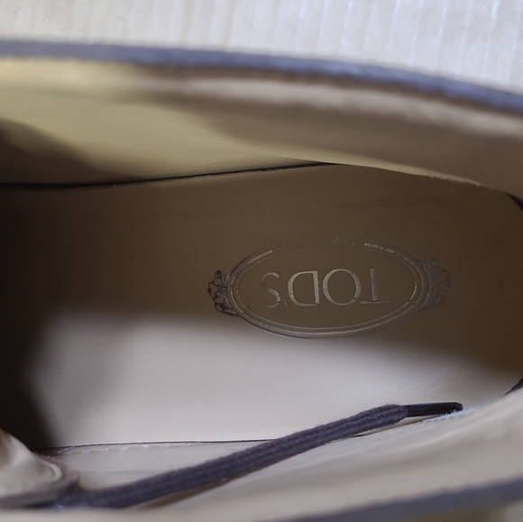 Tod's Suede Brown Desert Boot Sneaker  Casual Men Sz 12 - Picture 15 of 16